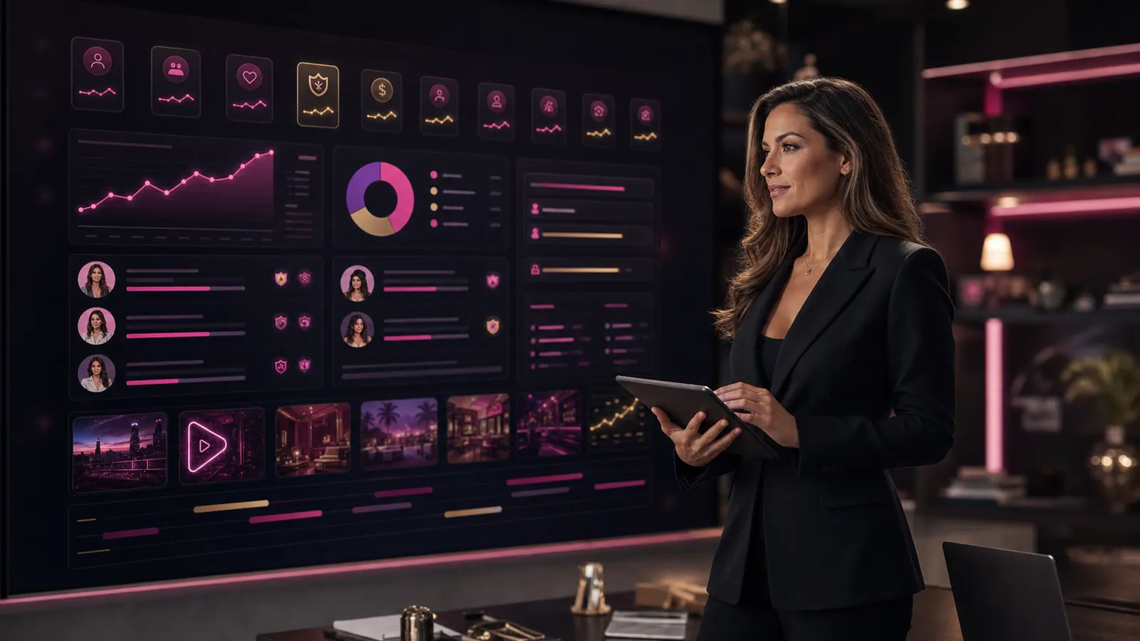 Warm-up score and achievement preview inside Viral Vixens